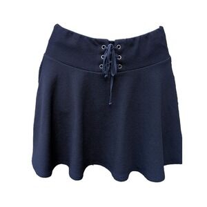 Midnight Hour Hot Topic Mini Skirt S Laced Whimsigoth Dark Coquette Punk Vamp